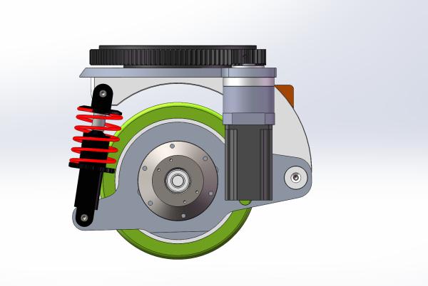 200mm Double Support electric drive wheels Industrial Wheels For AGV Robot