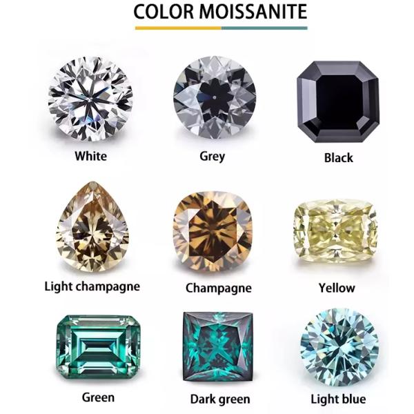 Белый Чистый Ювелирный Цвет Мойсанит Сердце Стрела Лучистые Кольца