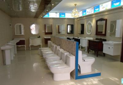 Bathroom furniture toilet bowl super rotation type ceramic one piece water closet