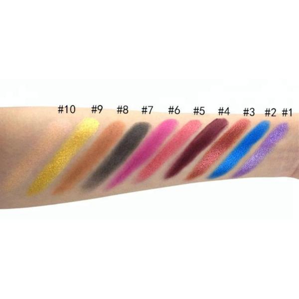 ISO 22716 Single Glitter Eyeshadow Eye Makeup Looks For Blue Eyes