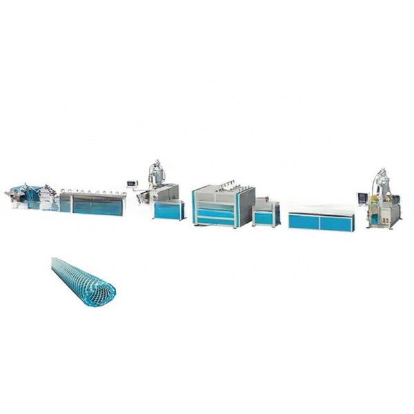Durable PVC Fibre Reinforced Pipe Extrusion Molding Machine with Twin-Screw Design
