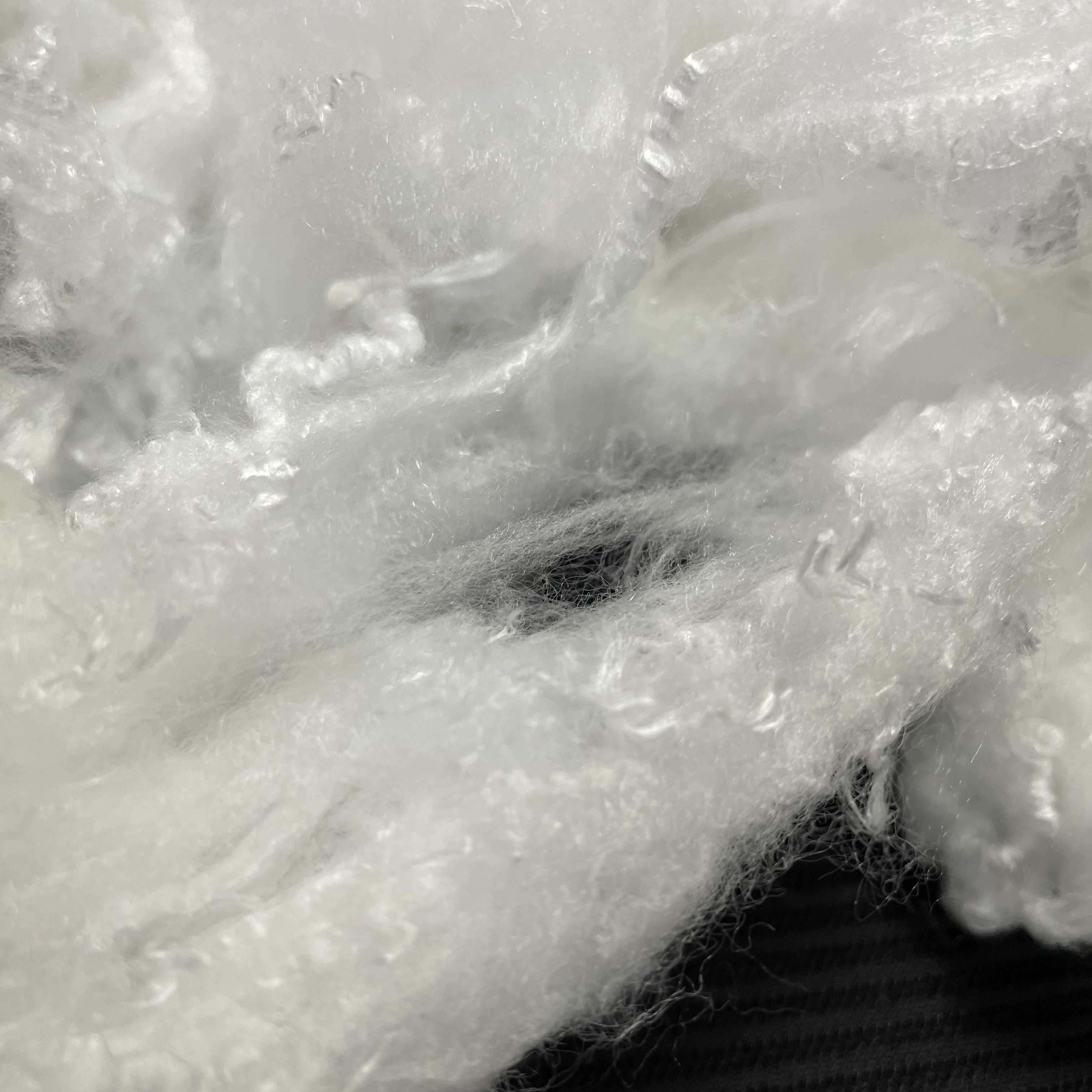 Electrostatic Polyester Staple Fiber , Friction-Generated Static Charge Filter Fiber for Industrial Dust Collection Filtration