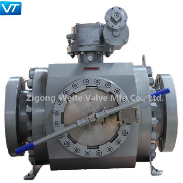 10'' 600LB Pigging Ball Valve Forged Steel Body Material A105 ENP