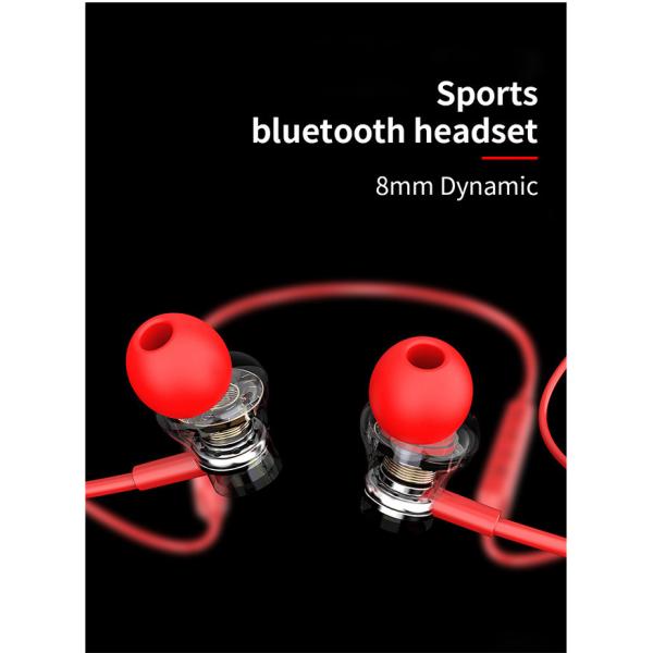 Черный красный шлемофон Earbud Neckband спорта 120mAh беспроводной