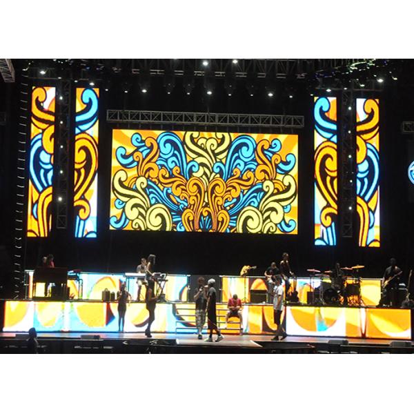 Indoor Rental Led Display Cabinet Die Casting Aluminum 500mm*500mm