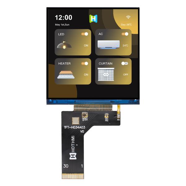 3.4 inch square color LCD module 480X480px color screen module NV3049/MIPI