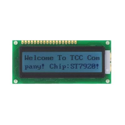 2Affichage STN de 0,5 pouce avec interface parallèle à 18 broches, résolution 144*32 et pilote de luminosité 350 IC ST7920 avec carte PCB