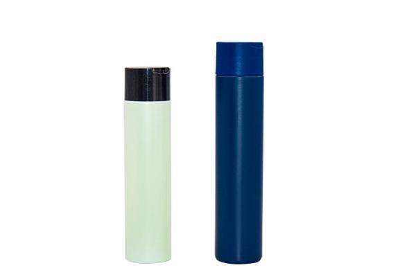 O aperto plástico do PE do tampão superior do disco engarrafa 250ml 300ml para a garrafa do condicionador de cabelo do leite do banho