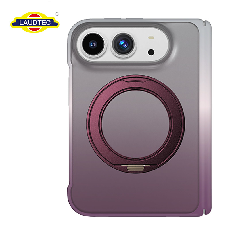 PC+TPU All-Integrated Protection Case for iPhone 18  Fold with 360° Magnetic Rotating Stand RoHS Certified