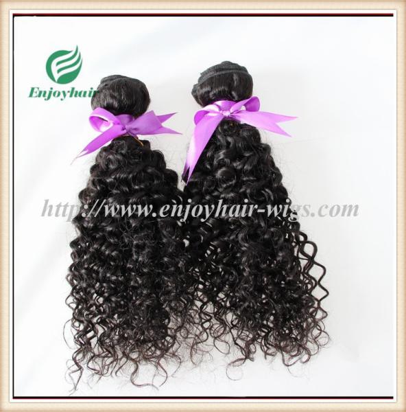 Malaysian 5A virgin  hair weave ,natural color(can be dye) curly 10''-26'' hair extension