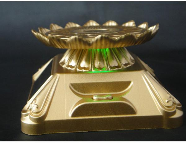 Lotus Tray Solar Display Stand Beautiful Acrylic Small Colorful Rotating Display Stand