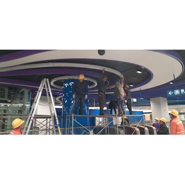 Irregular Figure Type Led Ring Ceiling Lights 260W Circle Led Hanging Light