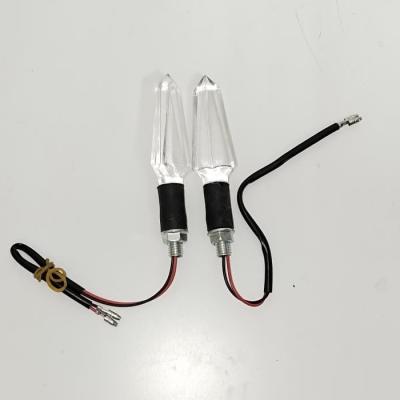 Clignotant Universel pour Moto Mini Blanc Indicateur de Signalisation