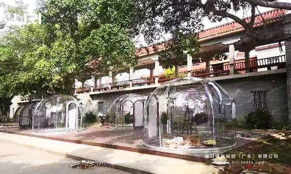 Garden Crystal House Dome Glamping Tent For Resort