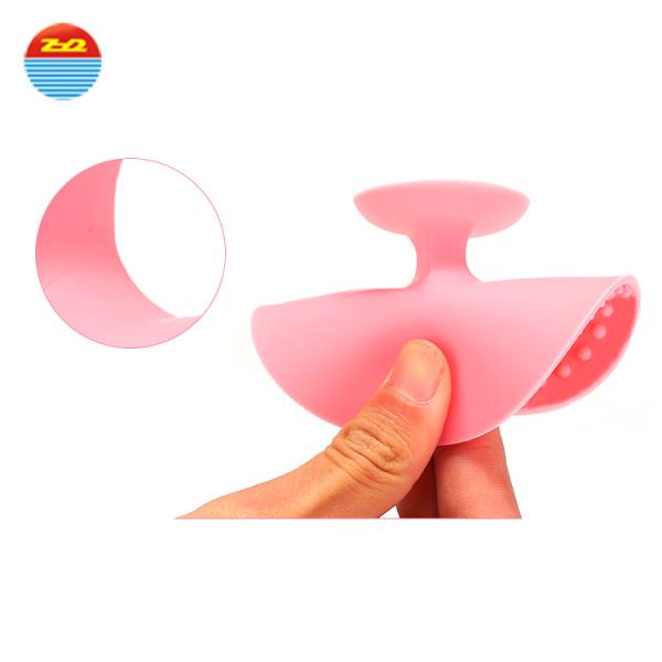 Custom Wholesale Silicon Makeup Brush Cleaning Mat Cleaner Pad Cosmetic Portable Washing Tool Scrubber