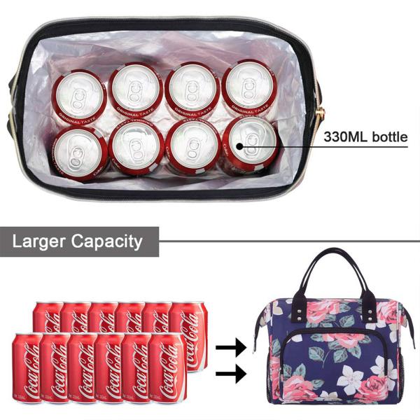 Thermal Insulated Leakproof Reusable Cooler Lunch Bags for Work Women