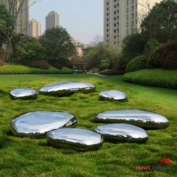 Custom Size Stainless Steel Sculpture Outdoor Rest Seats for Modern Style Art Furniture