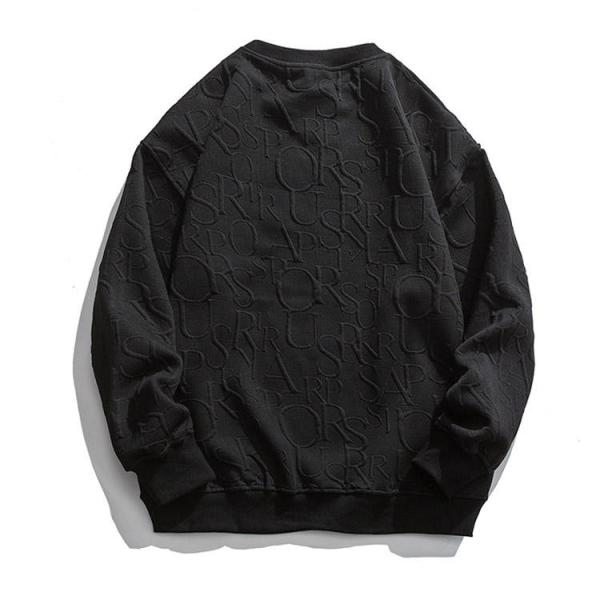 Modern Casual Printed Color Long Sleeve Sweatshirt 3XL For Autumn