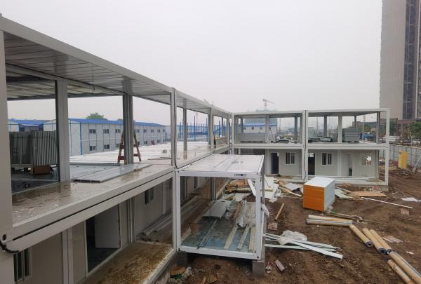 Porta Cabin In Saudi Arabia Portable Housing Unit Worker Accommodation Camp With Insulation For Construction Site