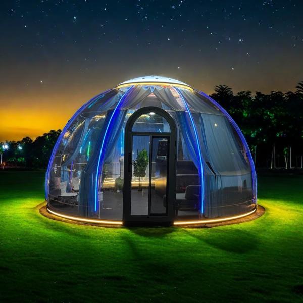 Luxurious Garden House Dome House Transparent Bubble House Polycarbonate Dome Tent