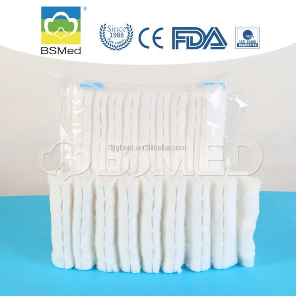 Medical Absorbent Zig‑Zag Folded Cotton 100% Pure Cotton CE ISO FDA Certified for Hospital Dental Use OEM Available