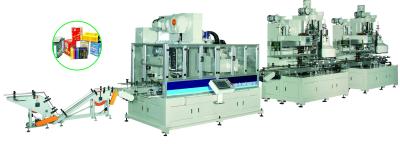 Máquina automática de fabricação de latas de estanho quadradas de óleo