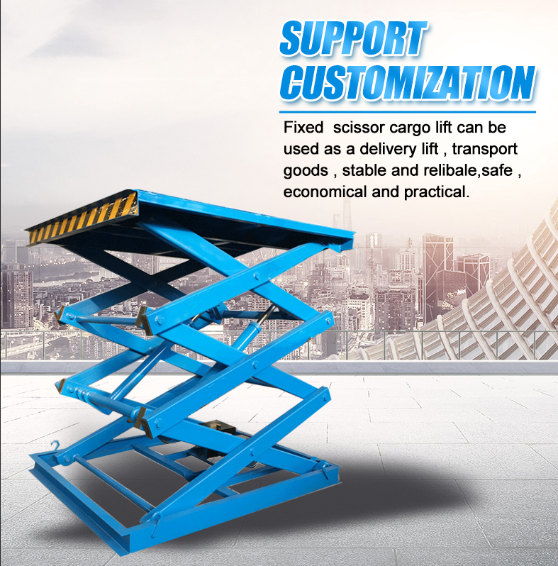 Scissor Dock Leveler Lift Electric Hydraulic Fixed Lifting Platform