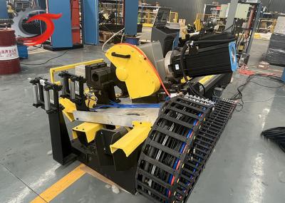 Two Blade 15kw Cold Saw Pipe Cutting Machine Low Noise CNC Cold Saw