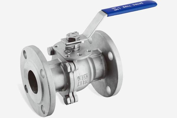 2-pc stainless steel flange ball valves high mounting pad cf8m sus304 wcb asme
