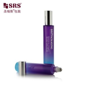 GB1-15ml Customized Essential Oil Roller Bottle With Black Cap