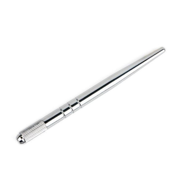 3D Embroidery Heavy Silver Manual Tattoo Pen Eyebrow Hairstroke Microblading Pen