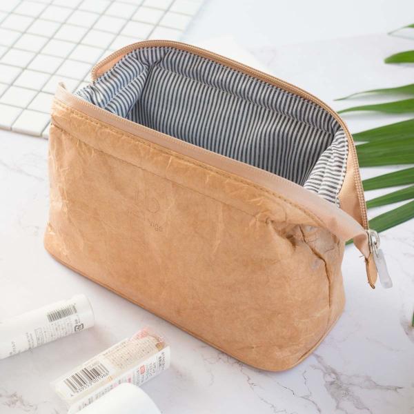 Tyvek Paper Ultralight Cosmetic Organizer Bag Tough And Durable Multi Use