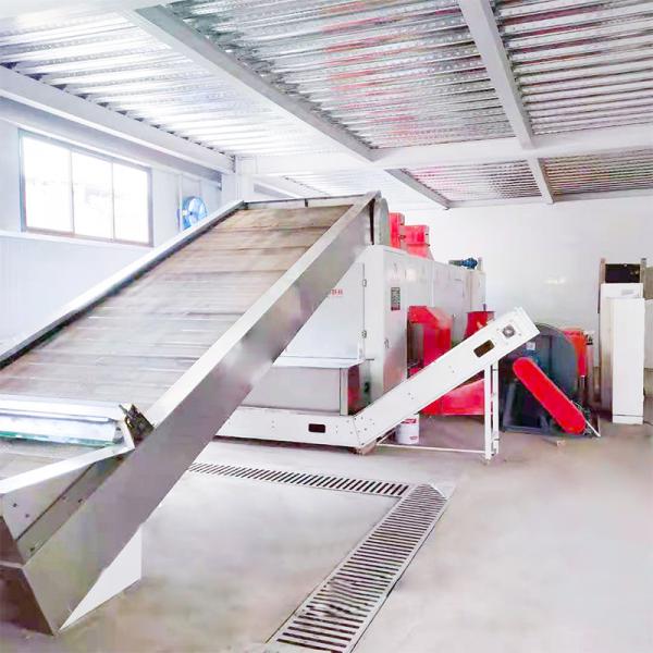 Multifunctional Pomace Mesh Belt Dryer Machine 4Layer Stainless Steel Door Lock Hinged