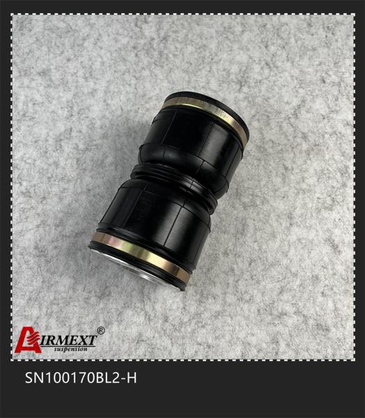 SN100170BL2-H Slim Rubber Shock Absorber Double Convoluted Air Bellow Suspension