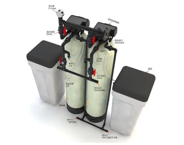 Fabricante de equipamento de amaciamento de amaciamento da água da MANCHA automática da válvula de Runxin