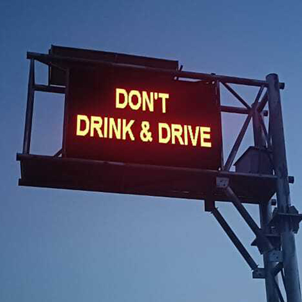 16mm Pixel Pitch VMS LED Display IP65 Waterproof 12000cd Brightness