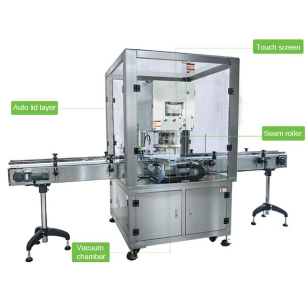 Завалка азота вакуума может герметизируя химикат сухого молока еды машины медицинский