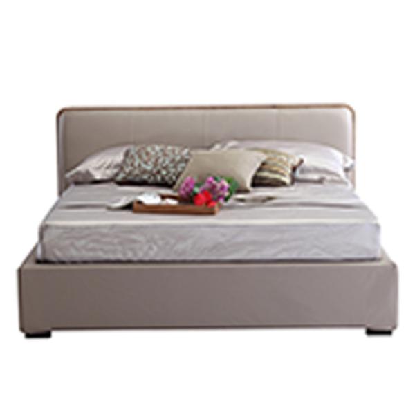 Multiscene Leather Ottoman Bed , Practical Queen Platform Bed With Storage