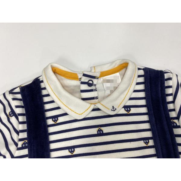 Long Sleeve Cute Baby Rompers Romper Yarn Dyed Ring Snaps