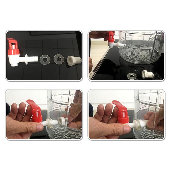 Выпивая распределитель напитка опарник 1 галлона воздухонепроницаемый стеклянный