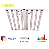Plantas de interior dobráveis LED Grow Lights Strips 800W Dois canais Max 4x4ft Cobertura Vegetação Grow Light