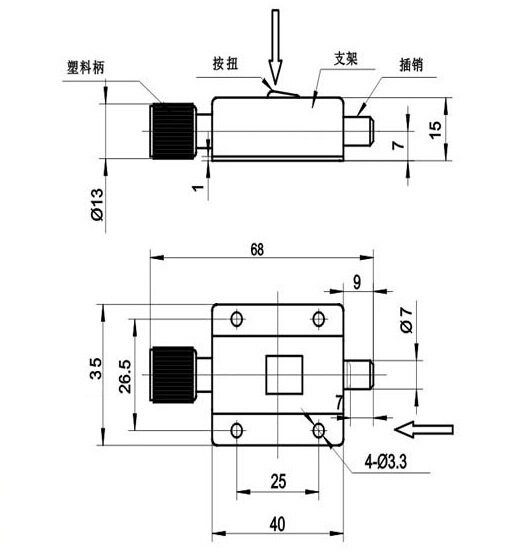 Нержавеющая сталь замка защелки весны тяги кольца нагрузила автоматический сползая рисуя полировать