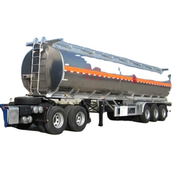 High Capacity Oil Truck Semi Trailer 6950x2200x2760mm For Safe Fuel Transportation
