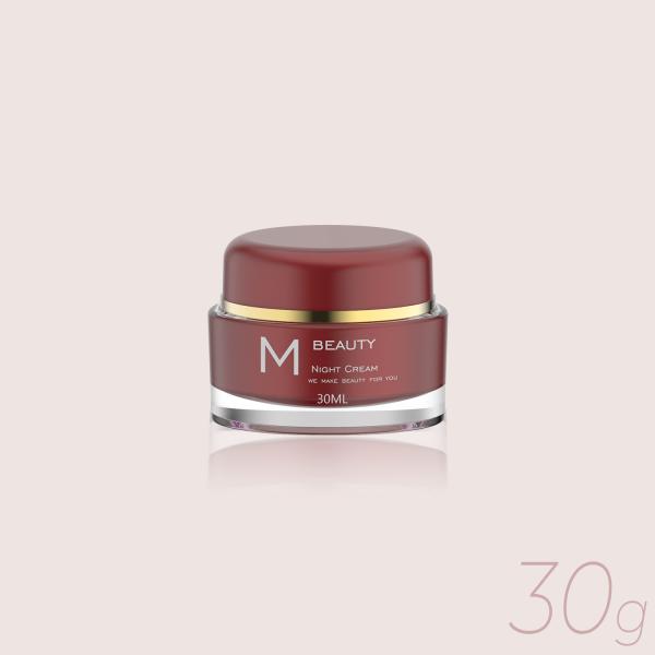 El cosmético plástico sacude la pared gruesa para los potes del maquillaje de la crema de cara sacude GR712A