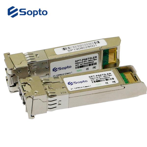 10gbps SFP+ 1550nm Single Mode 80km Fiber Optic Transceiver