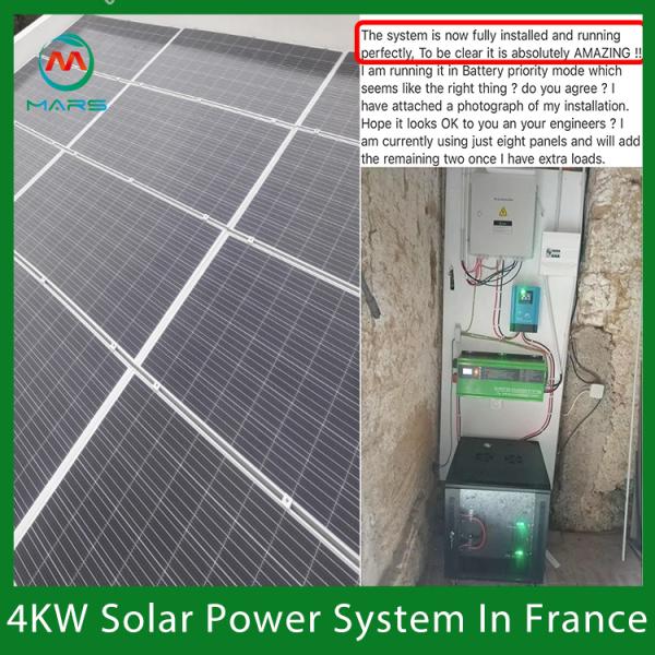 Complete Solar System 3000w 4000w 5000w Off Grid Solar Panel Kit for Home Solar Energy Power Panel System