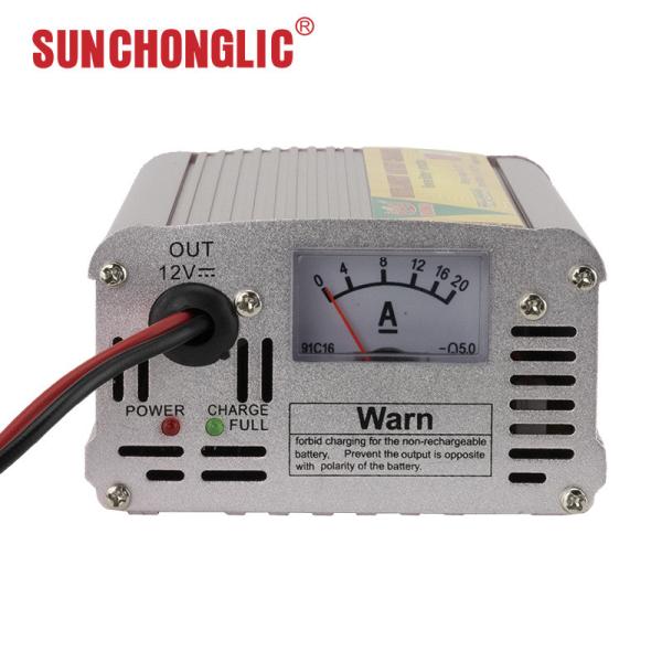 12v 10a lead acid intelligent car battery charger  three step input 150v-250v