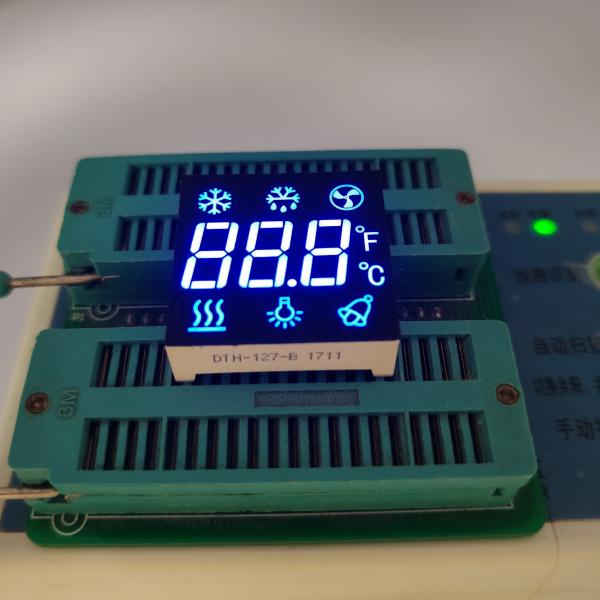 Customized blue 3-digit 7-segment refrigerator controller