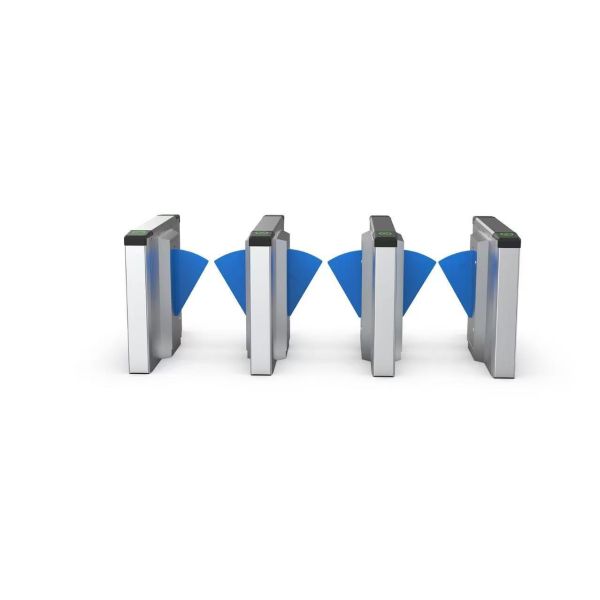 SUS201 Swing Turnstiles Anti Pinch Anti Tailgating Access Control Turnstile Gate With Card Reader
