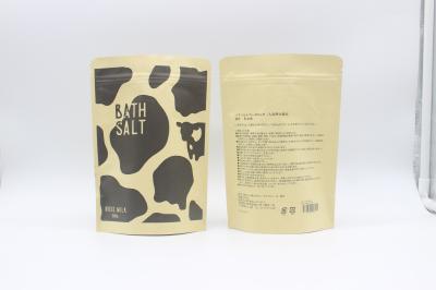 Café / Chá 250g Cartão Kraft Bolsa de fecho 10 cores Rotogravura Impressão Recapotável